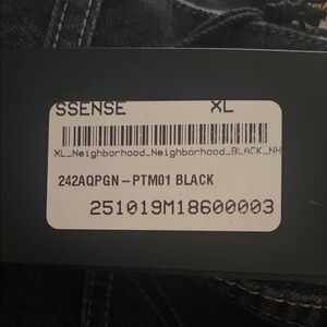 Neighborhood pants, Black, size XL